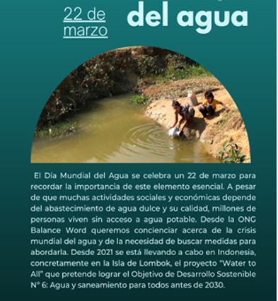 Día Mundial del Agua