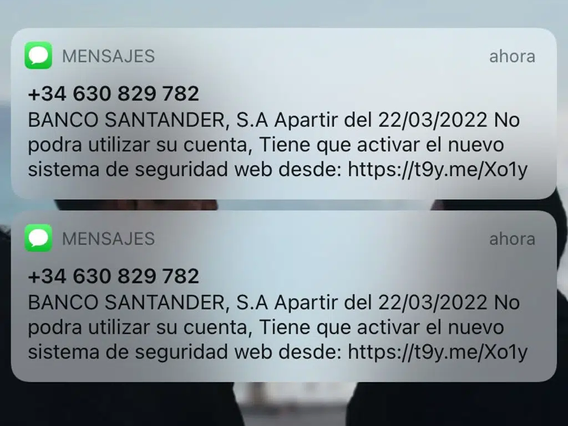 Nuevo intento de estafa con el Banco Santander