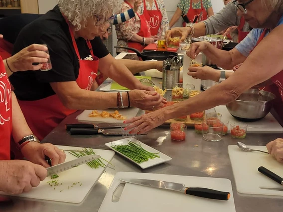 Menú navideño del taller de cocina en «Se te va la olla»