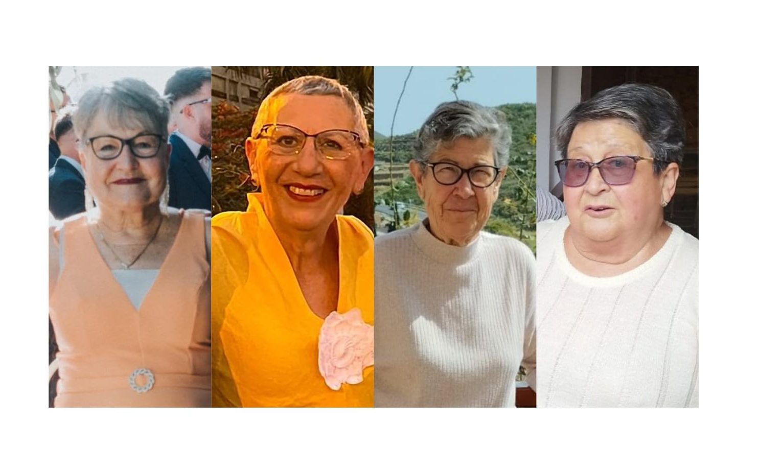 Estebana, Adela, Rosario y Cande