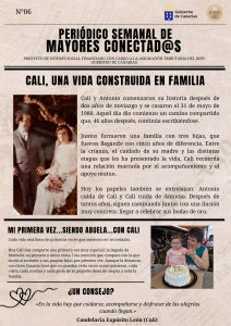 Periódico semanal de Mayores Conectad@s Nº 6 dedicado a Cali