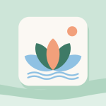 Bienestar psicológico: flor de loto sobre el agua