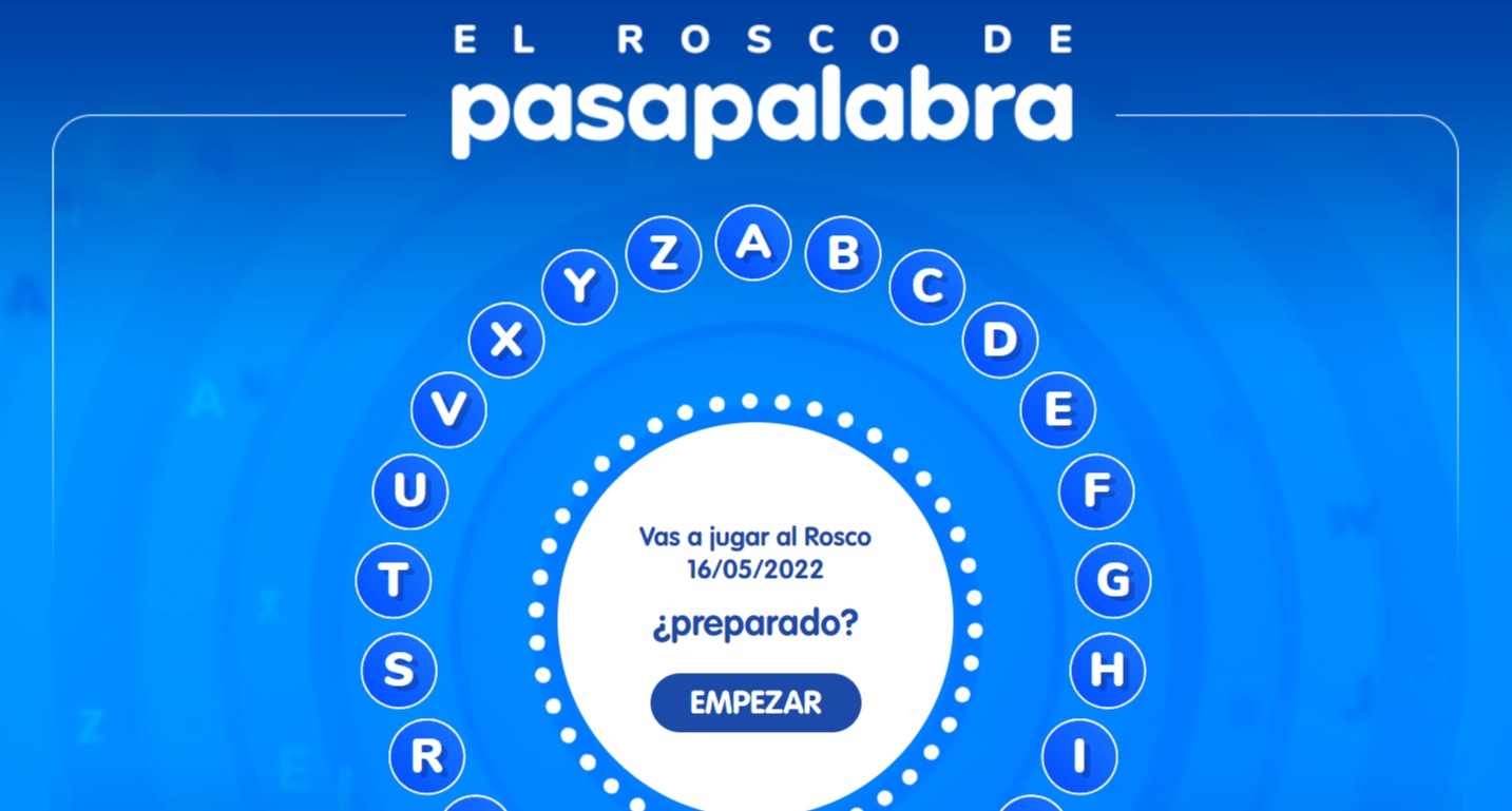 JUEGA A PASAPALABRA SIEMPRE QUE QUIERAS A TRAVÉS DE ESTE ENLACE…