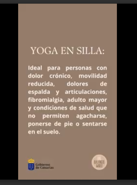 Yoga en silla: una nueva forma de hacer deporte