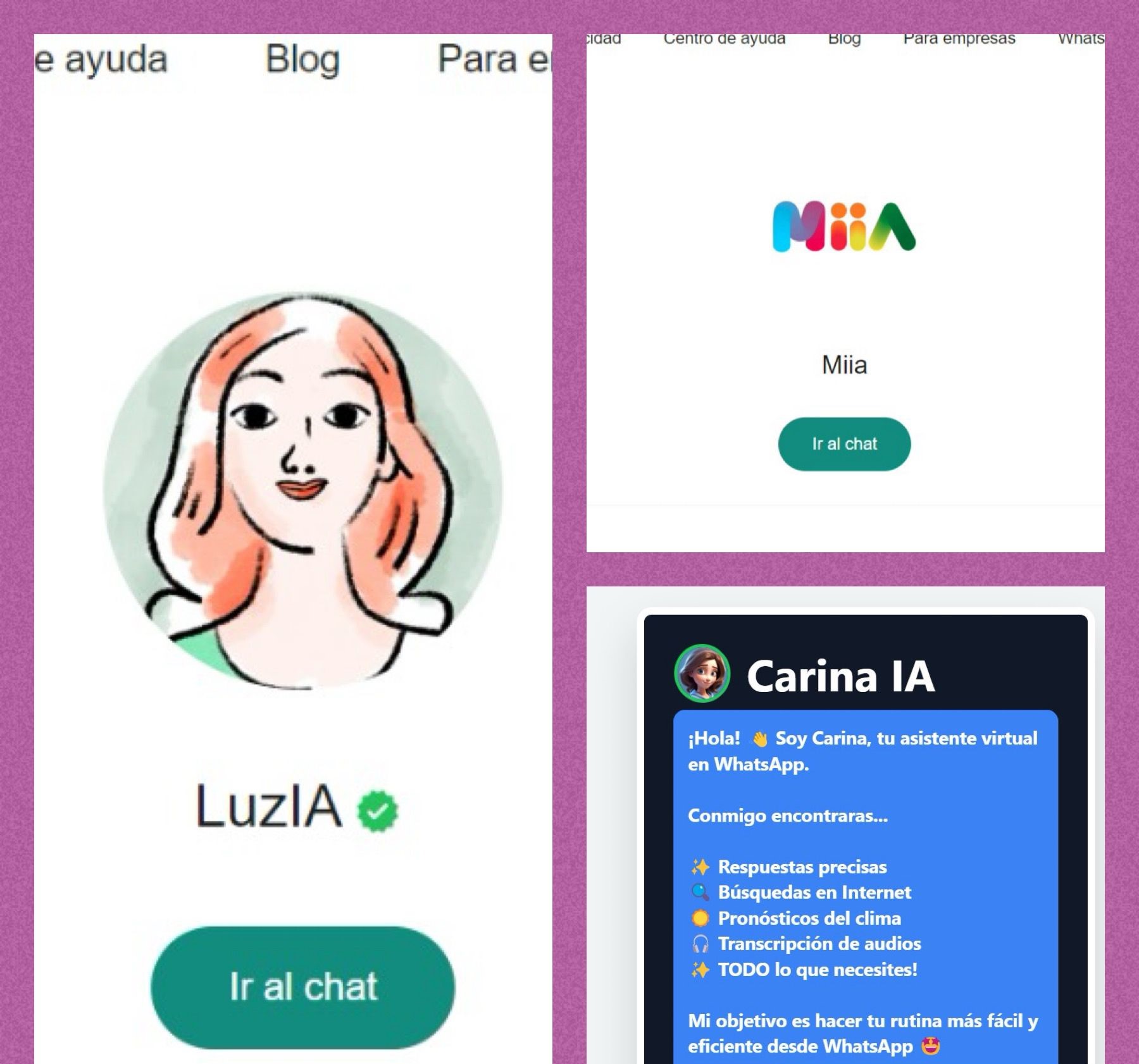 Asistente virtual en WhatsApp