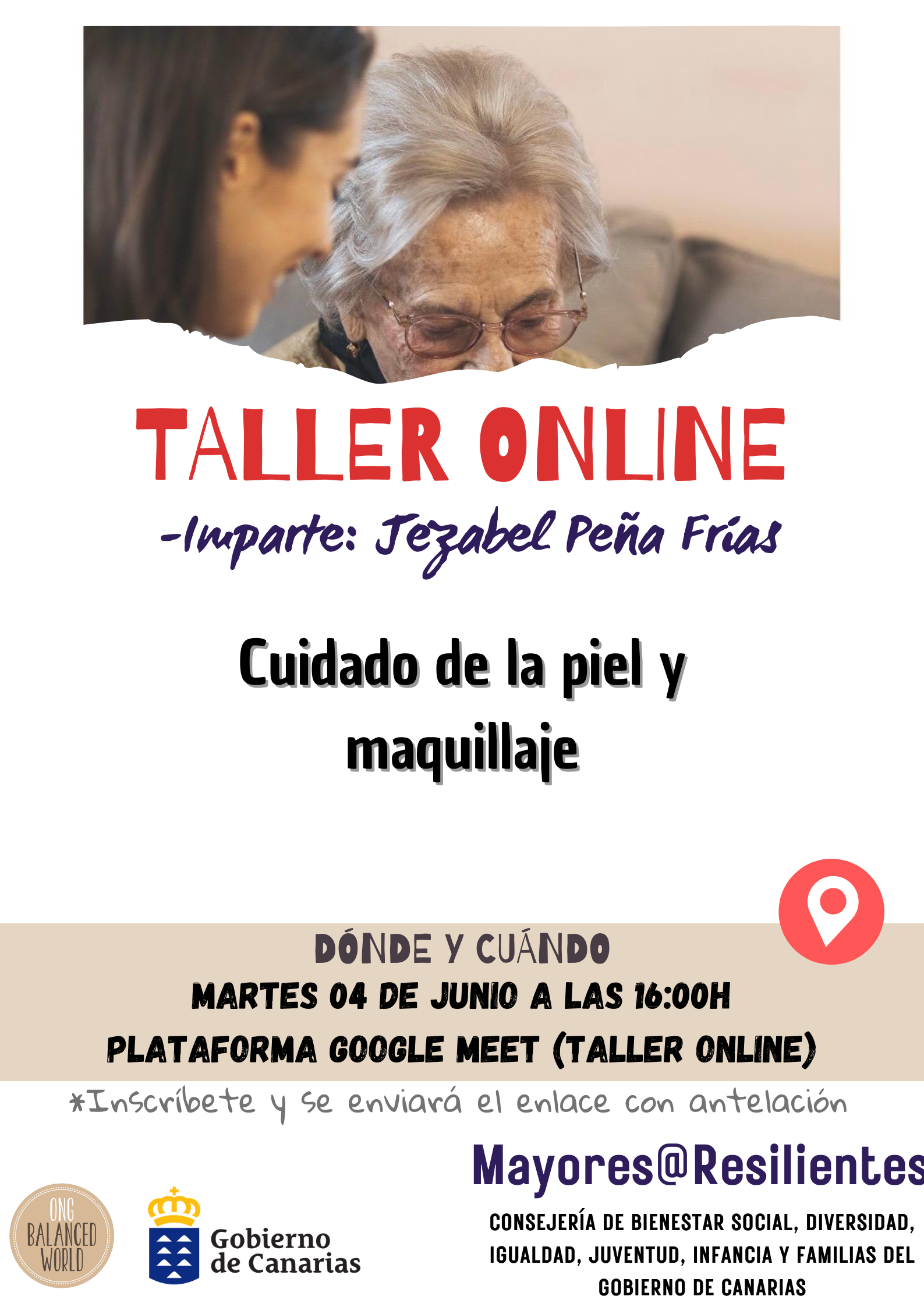 Taller de cuidado de la piel y maquillaje
