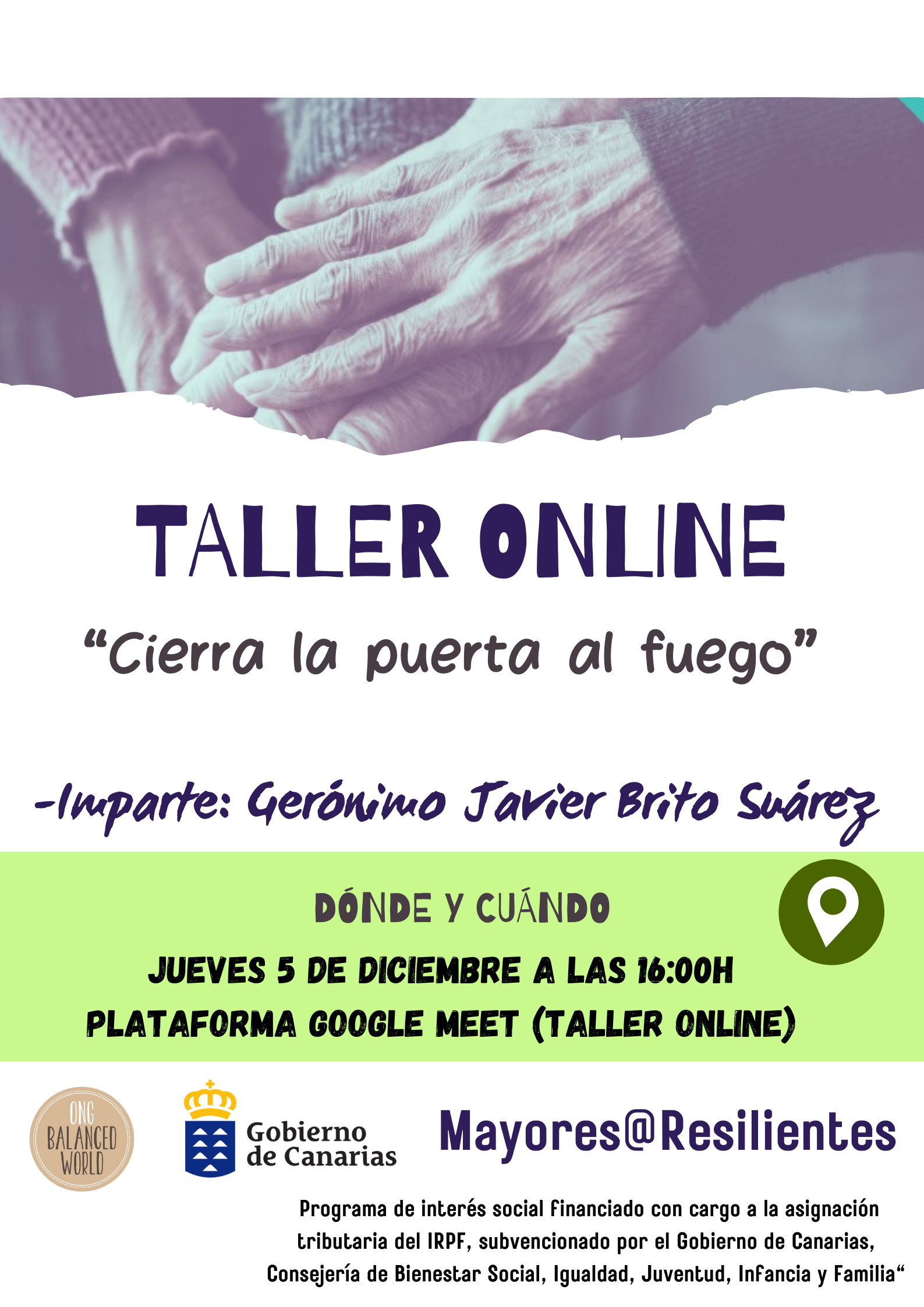 Taller «Cierra la puerta al fuego»