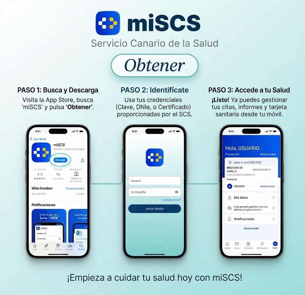 Cómo descargar la app miSCS paso a paso