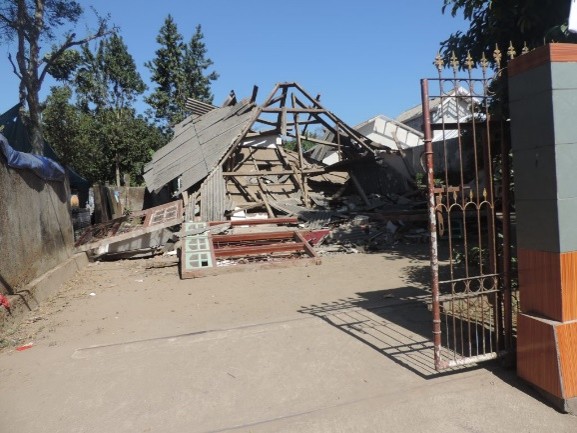 Ayuda humanitaria terromoto Lombok